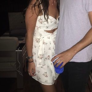 Mini cutout Reformation dress